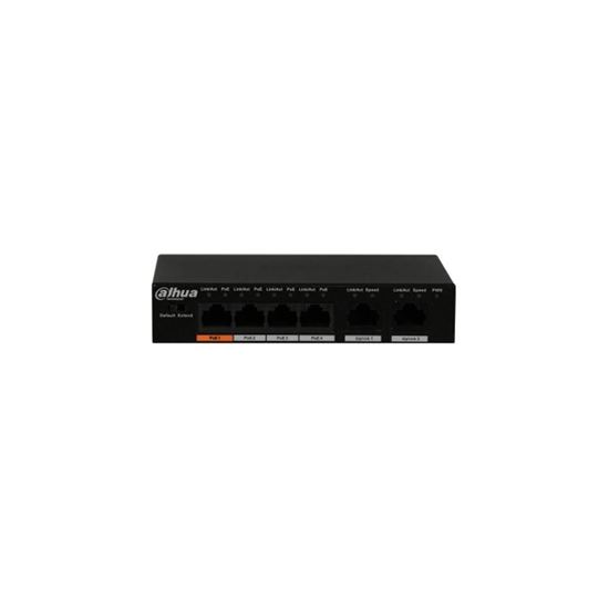 Dahua PFS3006-4ET-60 4 Kanal Poe' li Network Switch